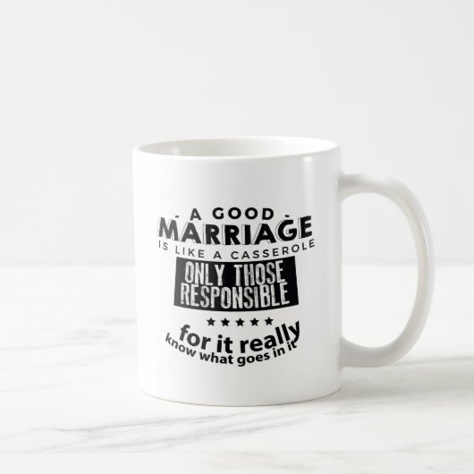 Good Marriage is Like a Casserole  Koffiemok (Rechts)