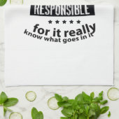 Good Marriage is Like a Casserole Theedoek (Gevouwen)