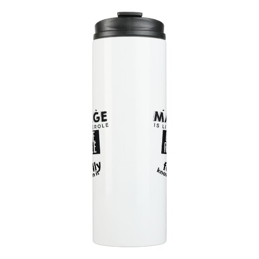 Good Marriage is Like a Casserole  Thermosbeker (Voorkant)