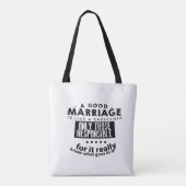 Good Marriage is Like a Casserole Tote Bag (Achterkant)