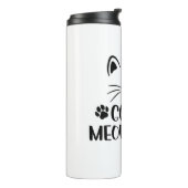 Good Meowning Cute Tee Graphic For Cat Thermosbeker (Gedraaid links)