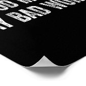 Good moms say bad words funny quote poster (Hoek)