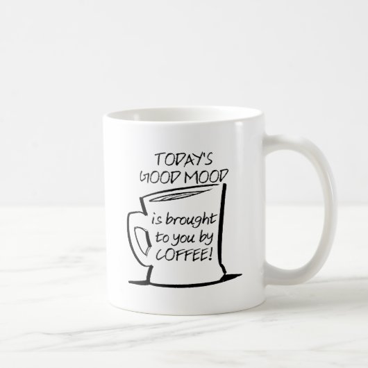 Good Mood Coffee Grappige Mok (Rechts)