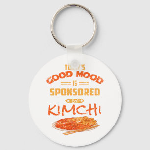 Good Mood gesponsord door Kimchi Funny Korean Food Sleutelhanger