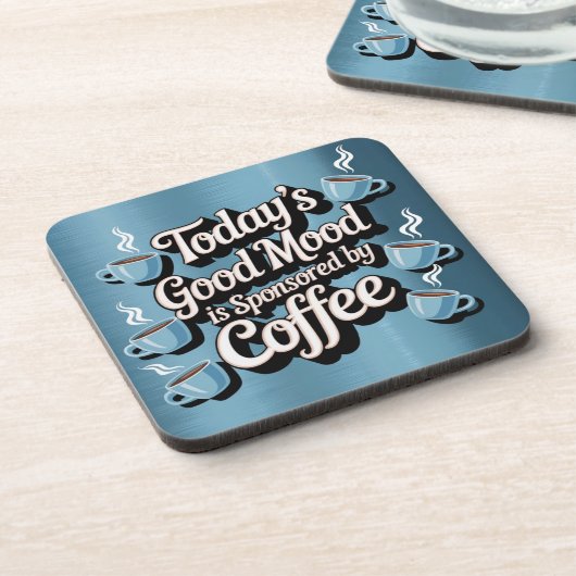 Good Mood Sponsored Blue Onderzetter Set (Linkerzijde)