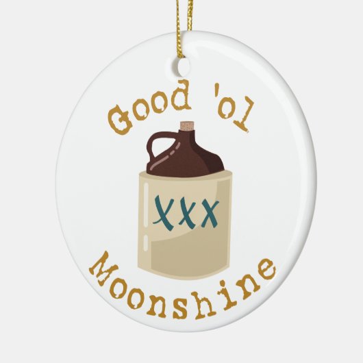 Good Moonshine Keramisch Ornament (Links)
