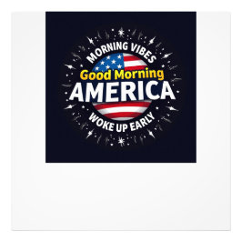Good Morning America - Een uitbarsting van ochtend Foto Afdruk