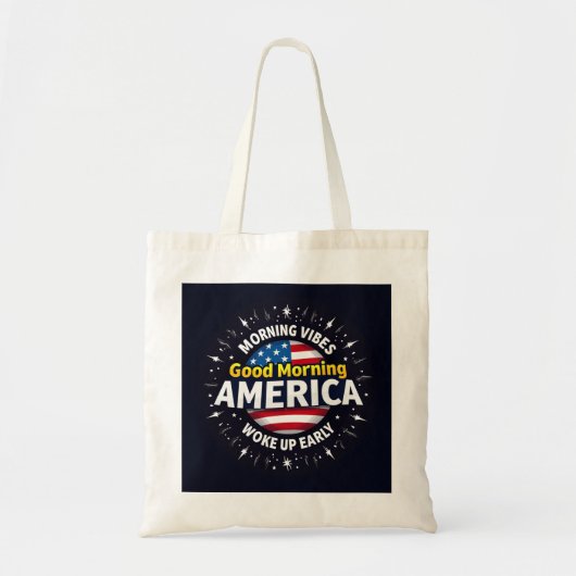 Good Morning America - Een uitbarsting van ochtend Tote Bag (Voorkant)
