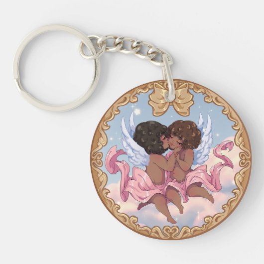 Good Morning Angels Acryl Sleutelhanger (Voorkant)