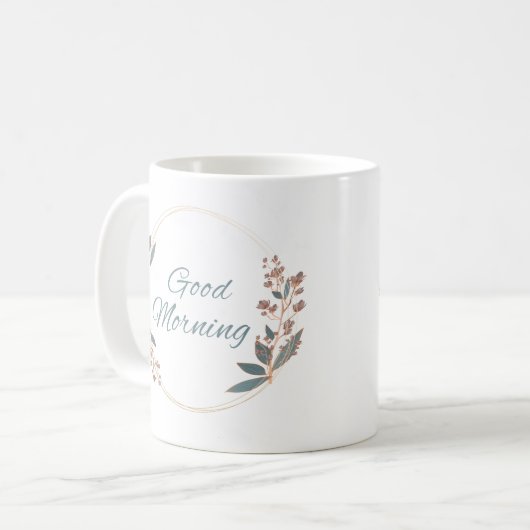 Good Morning Arabic Script Koffiemok (Voorkant links)