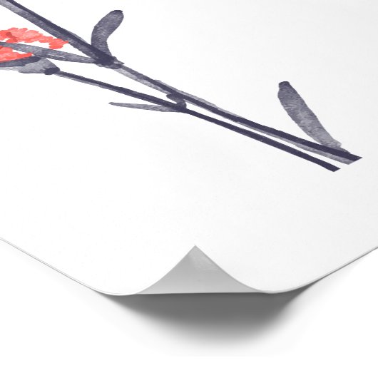 Good morning beautiful with carnations poster (Hoek)