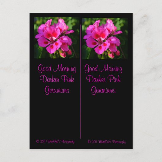 Good Morning Bladwijzer Briefkaart (Voorkant)