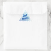 Good Morning Blue Dots Sticker (Tas)
