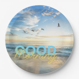 Good Morning Blue Sky Papieren Bordje