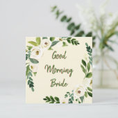 Good Morning Bride Kaart (Staand voorkant)