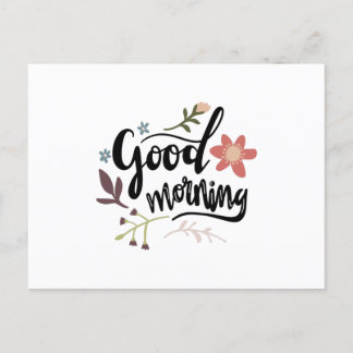 Good morning briefkaart
