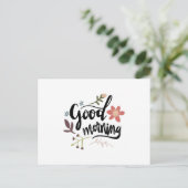 Good morning briefkaart (Staand voorkant)