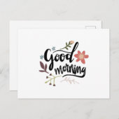 Good morning briefkaart (Voorkant / Achterkant)