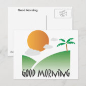 Good Morning Briefkaart (Voorkant / Achterkant)