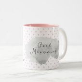 Good Morning Cat Mam Tweekleurige Koffiemok (Voorkant rechts)