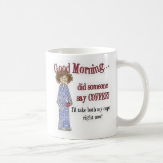 Good Morning Coffe cup Koffiemok (Rechts)