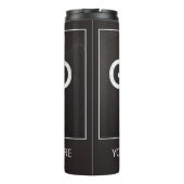 Good Morning Coffee aangepaste tumbler Thermosbeker (Achterkant)