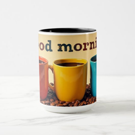 Good Morning coffee cups, Mok (Midden)