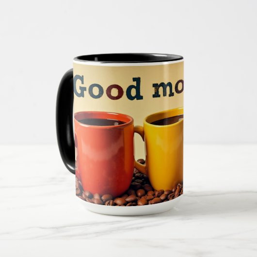 Good Morning coffee cups, Mok (Voorkant links)
