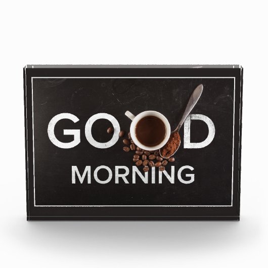 Good Morning Coffee-fotoblok Fotoblokken (Voorkant)