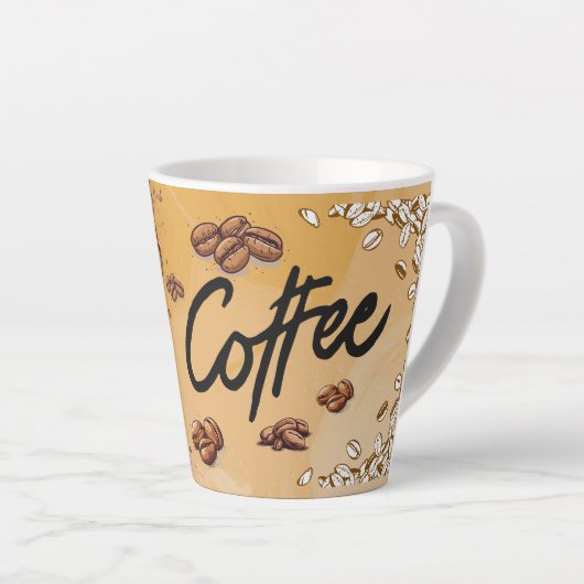 good morning coffee latte mok (Rechterhoek)