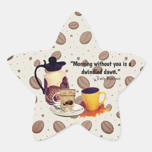 Good Morning Coffee Sticker (Voorkant)