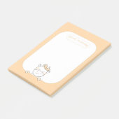 Good Morning Cute Koe Post-it® Notes (Schuin)