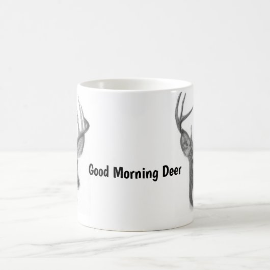 Good Morning Deer Coffee Mok (Center)
