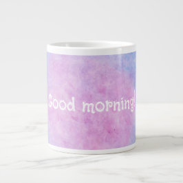 Good Morning! | Dreamy Clouds Kids Art Jumbo Mug Grote Koffiekop