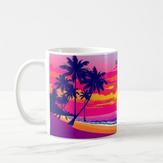 Good Morning From Paradise Tropical Sunset Wrap Koffiemok (Links)