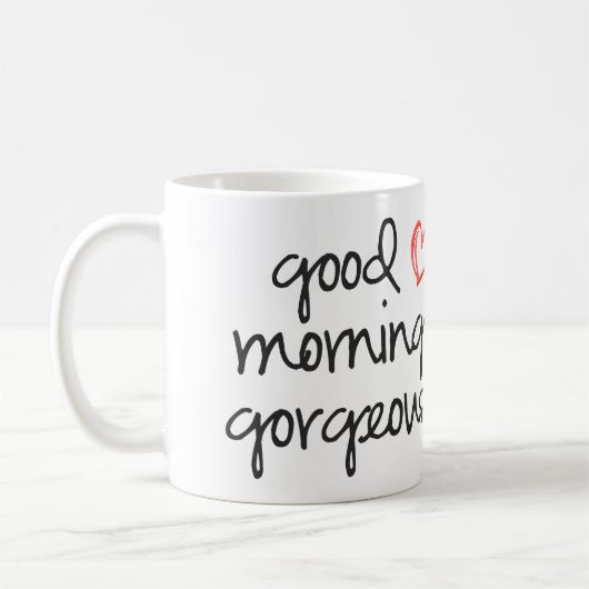 Good Morning Goraalse koffiemok (Links)