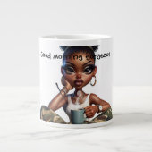 Good morning gorgeous grote koffiekop (Voorkant)