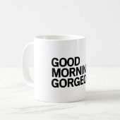 Good Morning Gorheerlijk Koffiemok (Voorkant links)