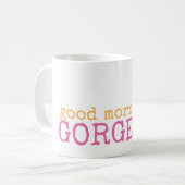 Good Morning Gorheerlijk Koffiemok (Voorkant links)