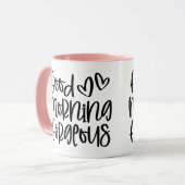 Good Morning Gorheerlijk Mok (Voorkant links)
