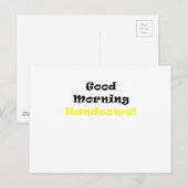 Good Morning Handsome Briefkaart (Voorkant / Achterkant)
