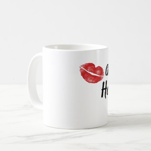 Good Morning Handsome Coffee Mok (Voorkant links)