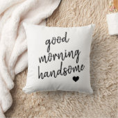 Good Morning Handsome Heart Kussen (Deken)