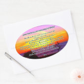 Good Morning Heavenly vaders gebed Sticker (Envelop)