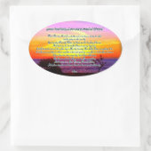 Good Morning Heavenly vaders gebed Sticker (Tas)