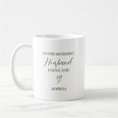 Good Morning Husband Personalized Romantic Gift Koffiemok (Links)