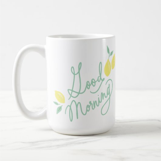Good Morning Lemons Coffee Mok (Links)