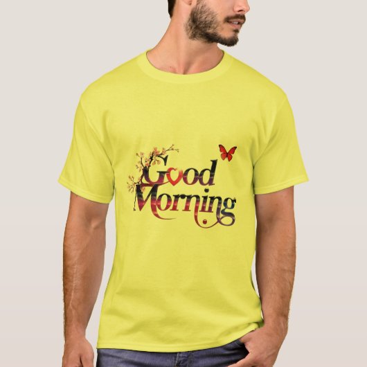 Good morning love t-shirt (Voorkant)