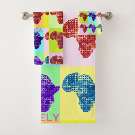 Good Morning Lovely Africa Bad Handdoek (Insitu)