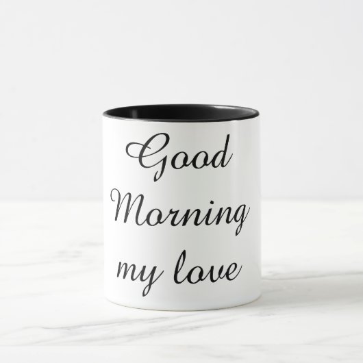 Good Morning My Love Coffee Mug – Romantic Gift Mok (Midden)